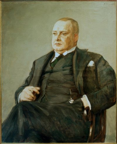 Portret Otto Wolff door Max Liebermann